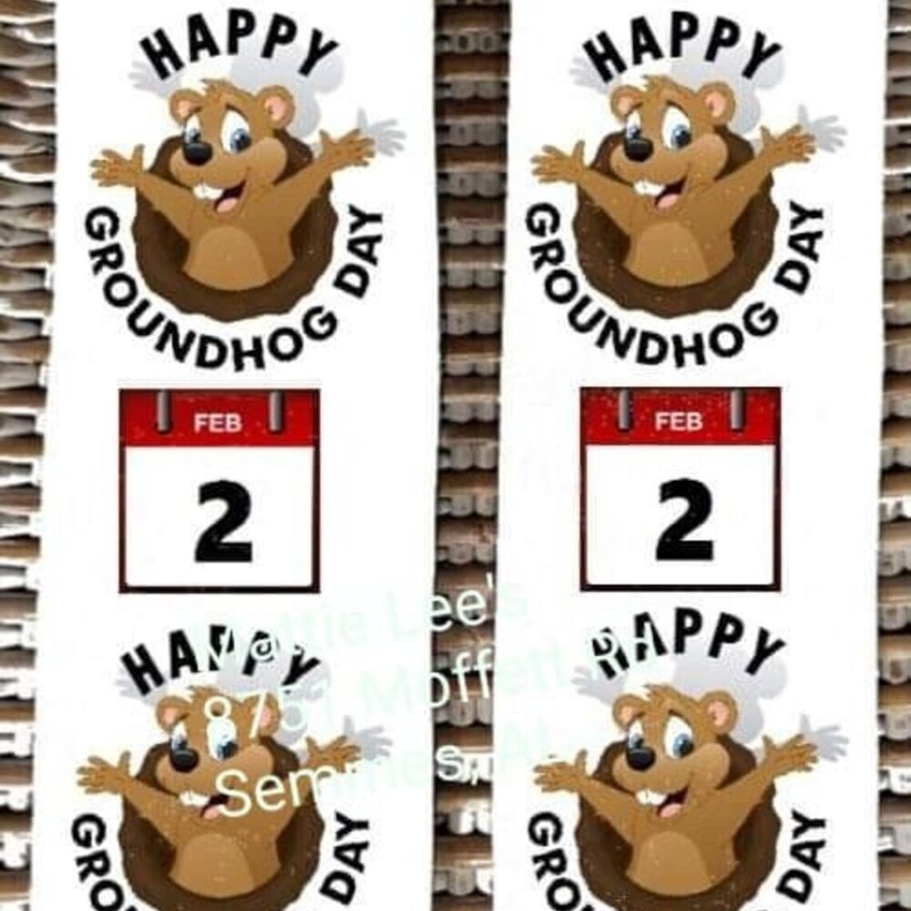 Happy Groundhog Day Ankle Socks